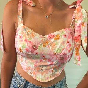 Floral Crop Top